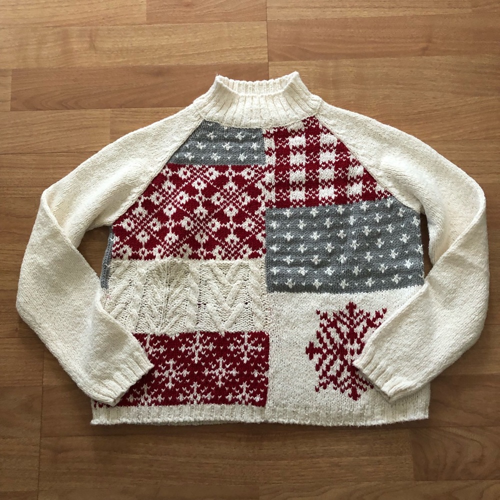 Liz Claiborne Winter Holiday Knit Sweater